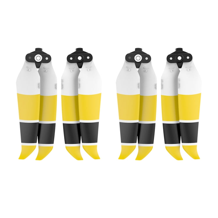 2 Pairs Sunnylife 7238F-3C For DJI Mavic Air 2 Double-sided Three-color Low Noise Quick-release Propellers(Black Yellow White) - DIY Propeller by Sunnylife | Online Shopping South Africa | PMC Jewellery | Buy Now Pay Later Mobicred