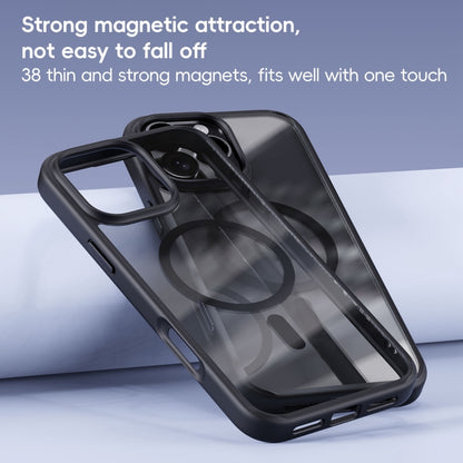 For iPhone 16 Ming Shield Series MagSafe Magnetic Phone Case(Frosted Transparent) - iPhone 16 Cases by PMC Jewellery | Online Shopping South Africa | PMC Jewellery | Buy Now Pay Later Mobicred