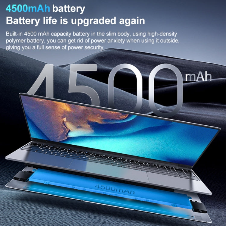 14 inch Windows 11 Laptop, 8GB+128GB, Gen 4th Intel Core i3 CPU, 180 Degree Rotation Axis(Silver) - free shipping - PMC Jewellery - Order now!