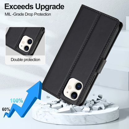 For iPhone 11 LC.IMEEKE L2 Series Detachable Magsafe PU Phone Case with Lanyard(Black) - iPhone 11 Cases by LC.IMEEKE | Online Shopping South Africa | PMC Jewellery | Buy Now Pay Later Mobicred