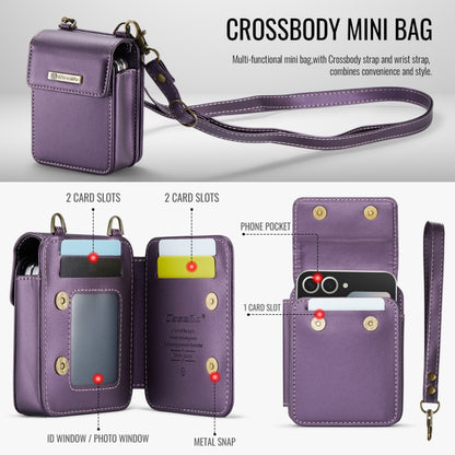 For Samsung Z Flip Series CaseMe Me50 Mini Lanyard Universal Bag(Purple) - Galaxy Z Flip6 5G Cases by CaseMe | Online Shopping South Africa | PMC Jewellery | Buy Now Pay Later Mobicred