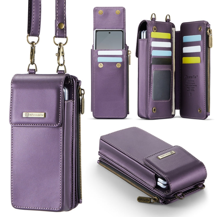 For Samsung Z Fold Series CaseMe Me50 Mini Lanyard Universal Bag(Purple) - Galaxy Z Fold6 5G Cases by CaseMe | Online Shopping South Africa | PMC Jewellery | Buy Now Pay Later Mobicred