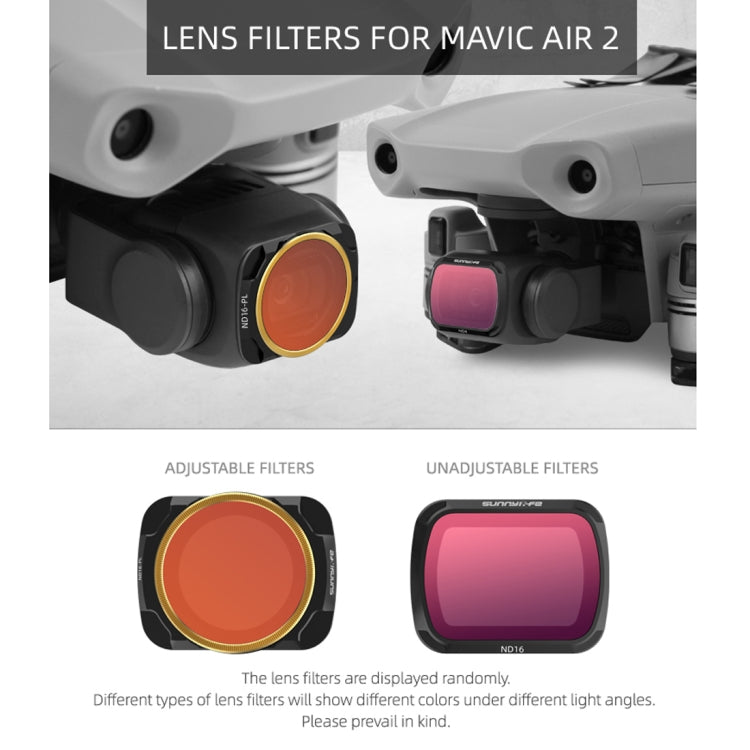 Sunnylife AIR2-FI9281 For DJI Mavic Air 2 ND16 Coating Film Lens Filter - Lens Filter by PMC TechLife | Online Shopping South Africa | PMC TechLife | Buy Now Pay Later Mobicred