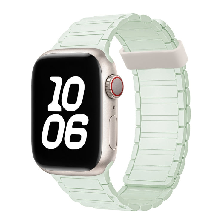 For Apple Watch Ultra 49mm Tri-beads Magnetic Hoop Silicone Watch Band(Light Mint) - free shipping - PMc TechLife - Order now!