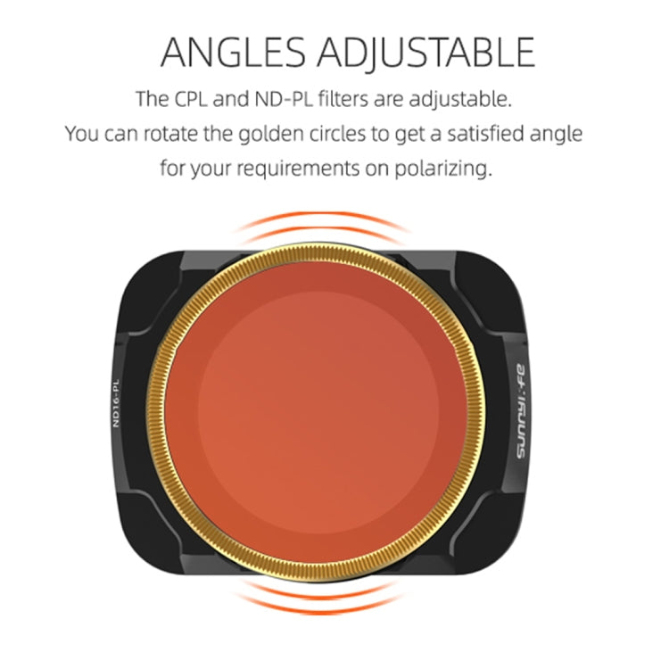 Sunnylife AIR2-FI9282 For DJI Mavic Air 2 ND8-PL Coating Film Lens Filter - Mavic Lens Filter by Sunnylife | Online Shopping South Africa | PMC Jewellery | Buy Now Pay Later Mobicred