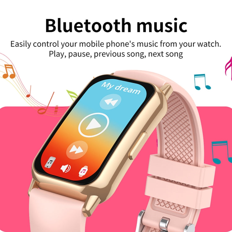 CY22 1.47 inch Silicone Strap IP67 Waterproof Smart Watch, Support Heart Rate / Blood Pressure(Pink) - Smart Watches by PMC TechLife | Online Shopping South Africa | PMC TechLife | Buy Now Pay Later Mobicred