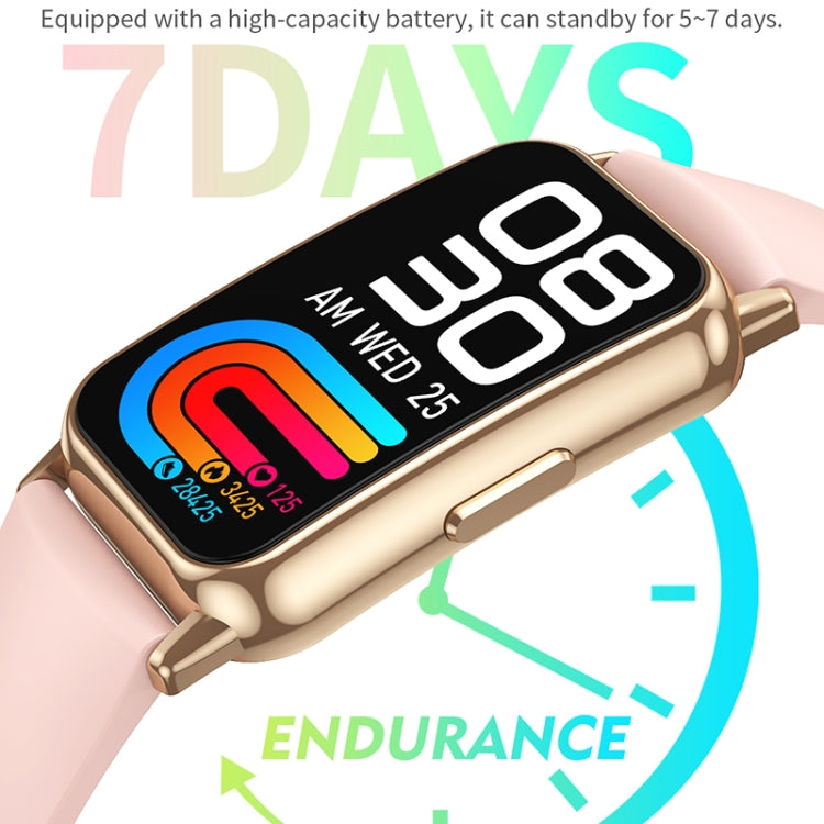 CY22 1.47 inch Silicone Strap IP67 Waterproof Smart Watch, Support Heart Rate / Blood Pressure(Pink) - Smart Watches by PMC TechLife | Online Shopping South Africa | PMC TechLife | Buy Now Pay Later Mobicred