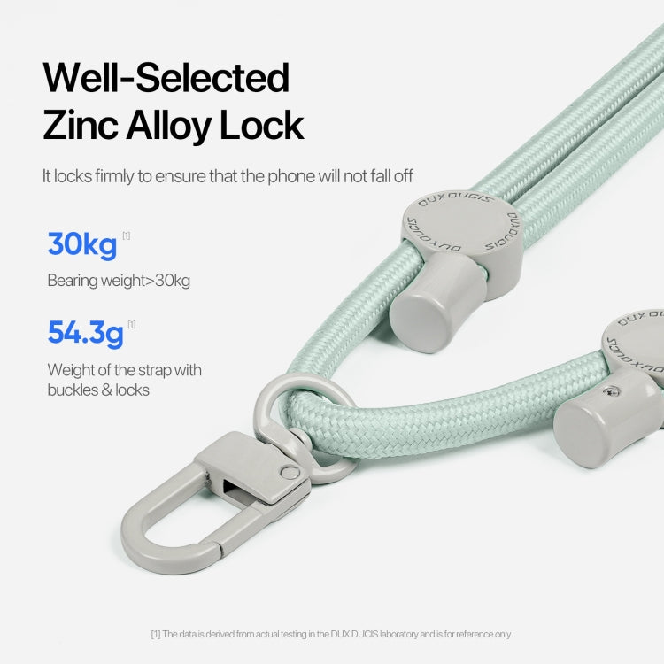 DUX DUCIS Plaz Crossbody Neck Strap Anti-lost Phone Lanyard(Light Green) - Lanyards & Wrist Straps by DUX DUCIS | Online Shopping South Africa | PMC Jewellery | Buy Now Pay Later Mobicred