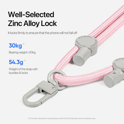 DUX DUCIS Plaz Crossbody Neck Strap Anti-lost Phone Lanyard(Light Pink) - Lanyards & Wrist Straps by DUX DUCIS | Online Shopping South Africa | PMC Jewellery | Buy Now Pay Later Mobicred