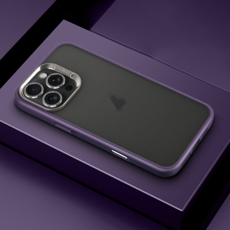 For iPhone 16 Pro Max SULADA Skin Feel Matte Shockproof Phone Case(Purple) - free shipping - PMC Jewellery - Order now!