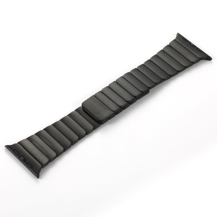 For Apple Watch Series 8 41mm Single Bead Magnetic Stainless Steel Watch Band(Black) - free shipping - PMc TechLife - Order now!