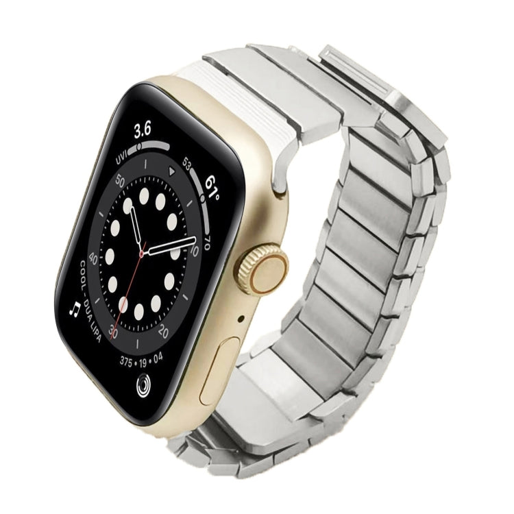 For Apple Watch Series 6 40mm Single Bead Magnetic Stainless Steel Watch Band(Silver) - free shipping - PMc TechLife - Order now!