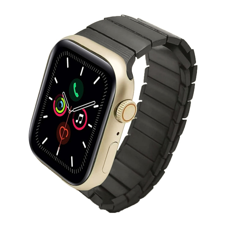 For Apple Watch Series 5 40mm Single Bead Magnetic Stainless Steel Watch Band(Black) - free shipping - PMc TechLife - Order now!