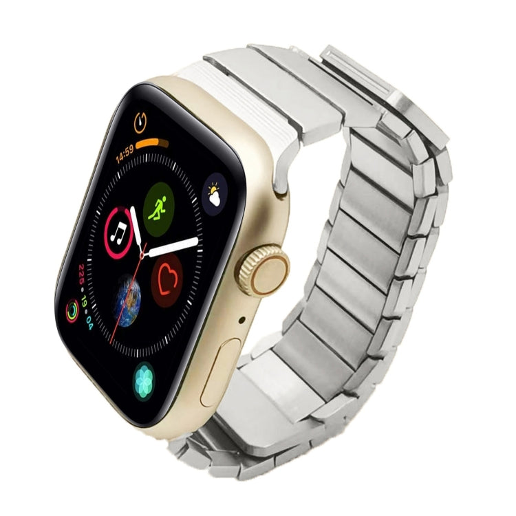 For Apple Watch Series 4 44mm Single Bead Magnetic Stainless Steel Watch Band(Silver) - free shipping - PMc TechLife - Order now!