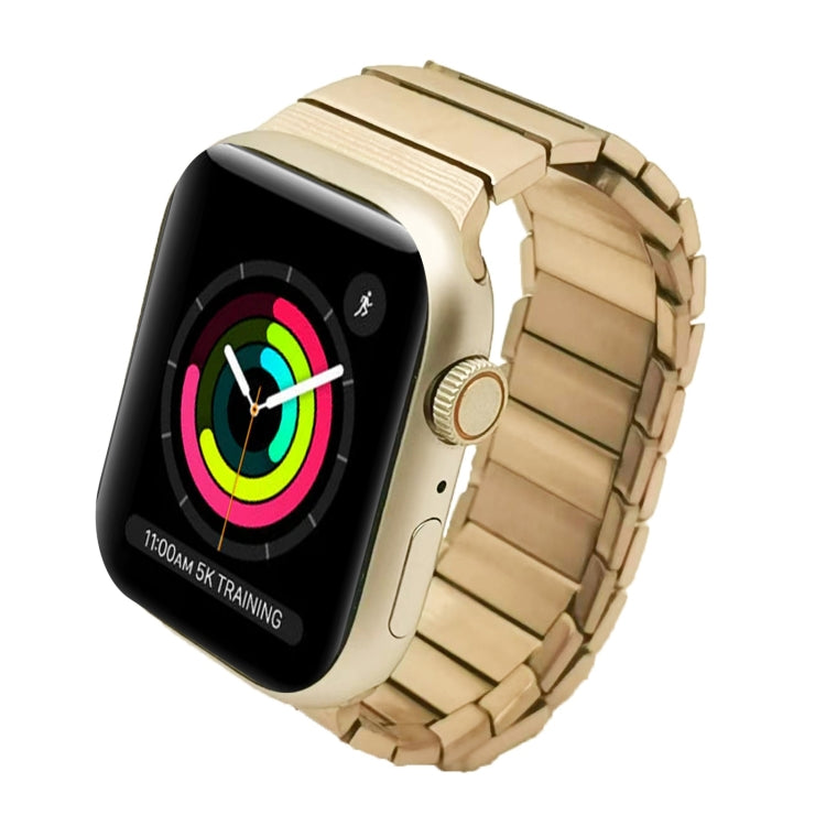 For Apple Watch Series 3 42mm Single Bead Magnetic Stainless Steel Watch Band(Rose Gold) - free shipping - PMc TechLife - Order now!