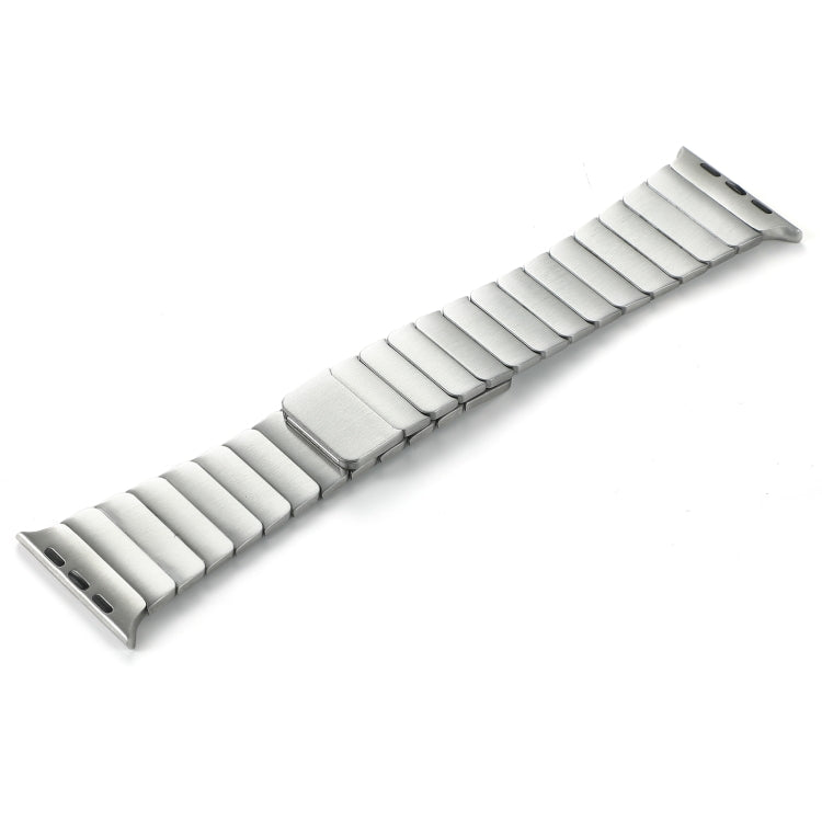 For Apple Watch Series 10 42mm Single Bead Magnetic Stainless Steel Watch Band(Silver) - free shipping - PMc TechLife - Order now!