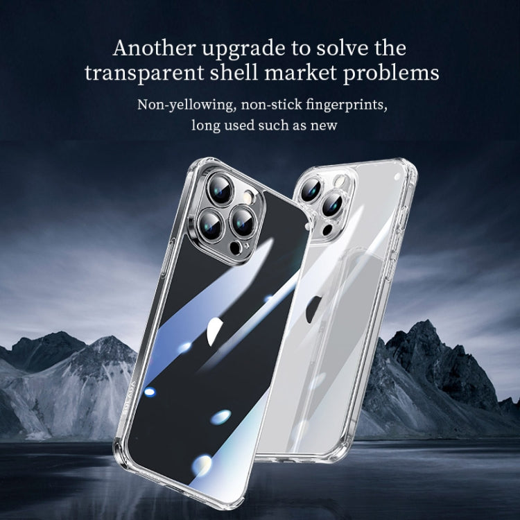 For iPhone 16 SULADA TPU Frame Tempered Glass Transparent Phone Case(Black) - free shipping - PMC Jewellery - Order now!