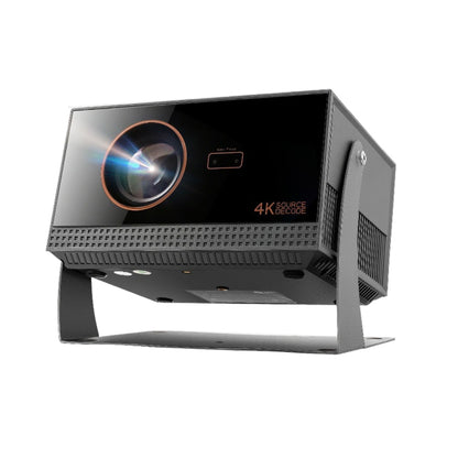 AUN A003 Pro 1920 x 1080P 350 Lumens Portable Home Theater LED HD Digital Projector, UK Plug(Grey) - LED Projector by AUN | Online Shopping South Africa | PMC Jewellery | Buy Now Pay Later Mobicred