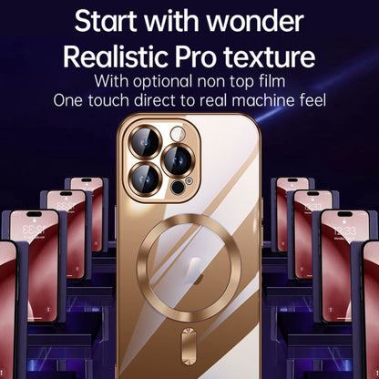 For iPhone 16 SULADA MagSafe Plating TPU Shockproof Phone Soft Case(Gold) - iPhone 16 Cases by SULADA | Online Shopping South Africa | PMC Jewellery | Buy Now Pay Later Mobicred