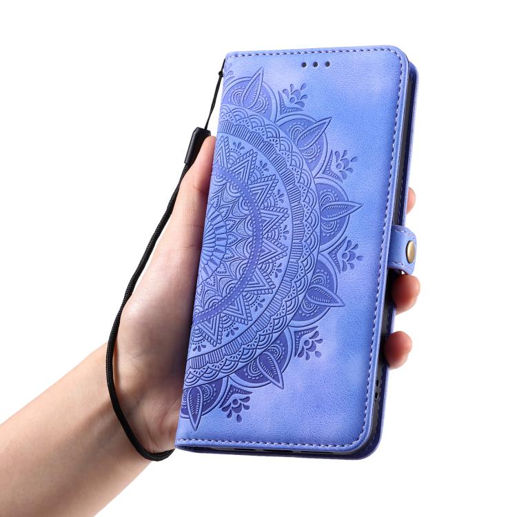 For iPhone 16e Skin Feel Totem Embossed Leather Phone Case(Purple) - iPhone 16e Cases by PMC TechLife | Online Shopping South Africa | PMC TechLife | Buy Now Pay Later Mobicred