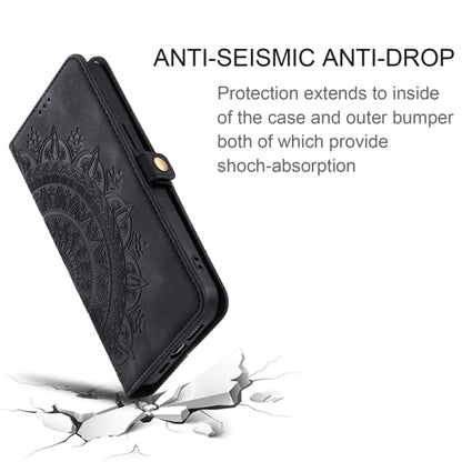 For Samsung Galaxy S25 5G Skin Feel Totem Embossed Leather Phone Case(Black) - Galaxy S25 5G Cases by PMC Jewellery | Online Shopping South Africa | PMC Jewellery | Buy Now Pay Later Mobicred