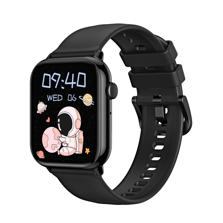 HD15 1.75 inch Silicone Strap IP68 Waterproof Smart Watch, Support Sedentary Reminder / Sleep Monitoring(Black) - Smart Watches by PMC TechLife | Online Shopping South Africa | PMC TechLife | Buy Now Pay Later Mobicred