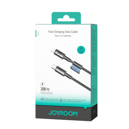 JOYROOM S-A50 3A 480Mbps Fast Charging Data Cable, Type-C to 8 Pin Cable, Length: 1.2m(Dark Gray) - Multifunction Cable by JOYROOM | Online Shopping South Africa | PMC Jewellery | Buy Now Pay Later Mobicred