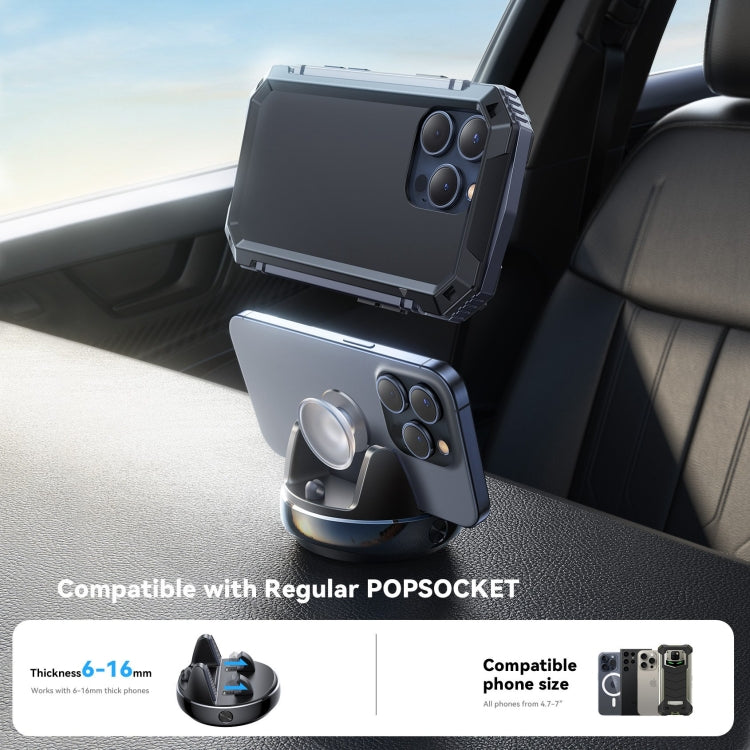 JOYROOM JR-ZS330 Dundun No.3 Vehicle Mounted Bracket Dashboard Car Phone Holder(Black) - free shipping - PMC Jewellery - Order now!