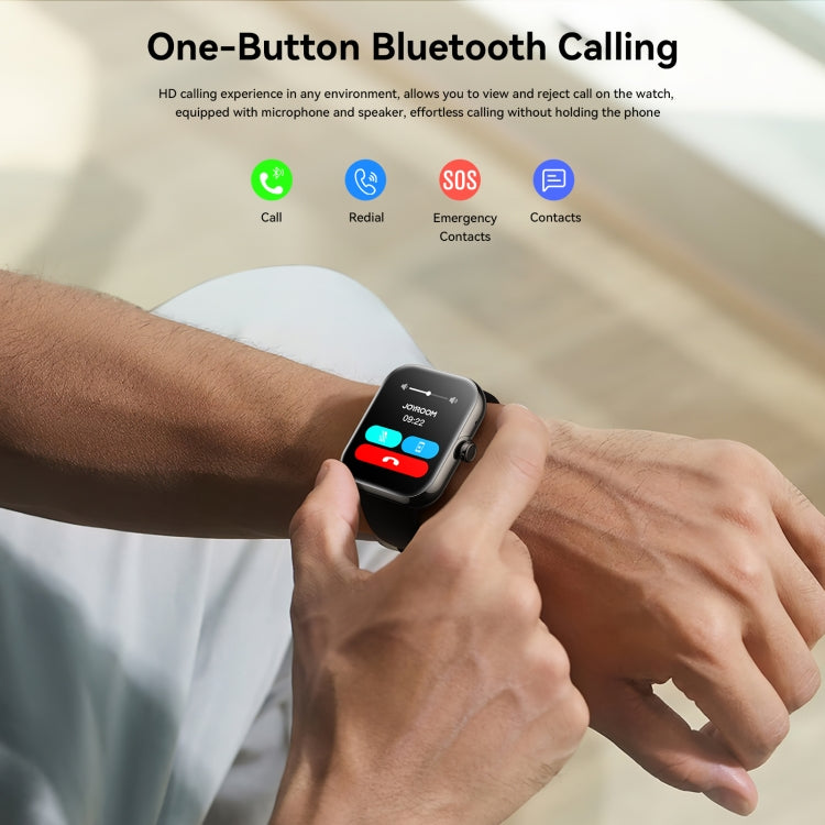 JOYROOM JR-FT5 Plus Fit-life Series Smart Watch, 1.96 inch Screen, Support BT Call / Heart Rate(Rose Gold) - free shipping - PMC TechLife - Order now!