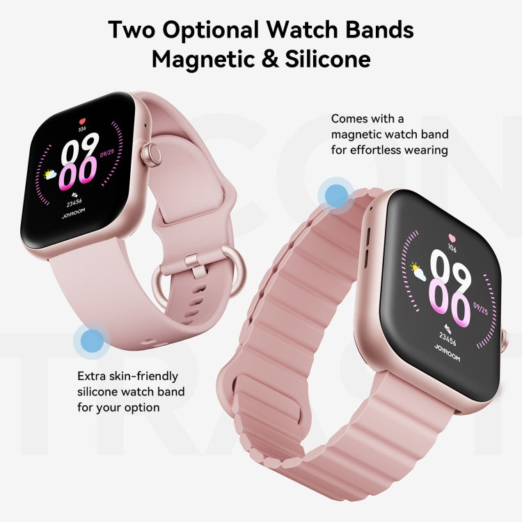 JOYROOM JR-FT5 Plus Fit-life Series Smart Watch, 1.96 inch Screen, Support BT Call / Heart Rate(Rose Gold) - free shipping - PMC TechLife - Order now!