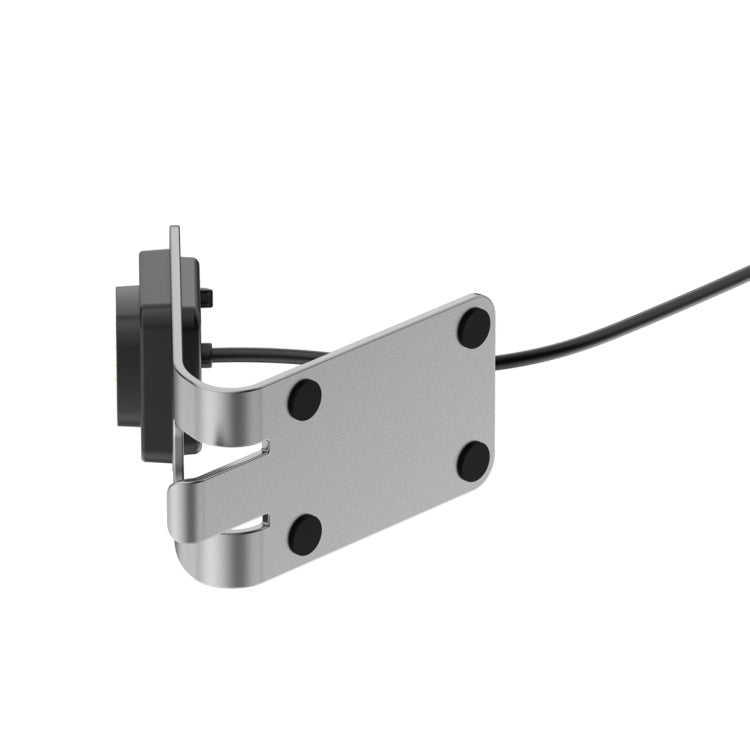 For Google Pixel Watch 3 41 / 45mm Rotatable Smart Watch Fast Charger Metal Dock Charger Holder(Grey) - Other by PMC TechLife | Online Shopping South Africa | PMC TechLife | Buy Now Pay Later Mobicred