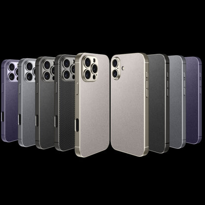 For iPhone 16 Pro GKK Metal Paint Skin Feel Leather Full Coverage Phone Case(Purple) - iPhone 16 Pro Cases by GKK | Online Shopping South Africa | PMC Jewellery | Buy Now Pay Later Mobicred