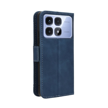 For Redmi K70 Ultra Skin Feel Calf Texture Card Slots Leather Phone Case(Blue) - Xiaomi Cases by PMC Jewellery | Online Shopping South Africa | PMC Jewellery | Buy Now Pay Later Mobicred