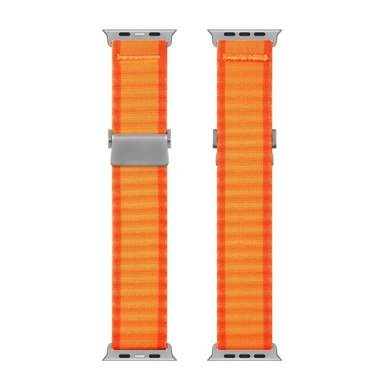 For Apple Watch SE 2023 44mm DUX DUCIS YC Series Ocean Nylon Watch Band(Orange) - Watch Bands by DUX DUCIS | Online Shopping South Africa | PMC Jewellery | Buy Now Pay Later Mobicred