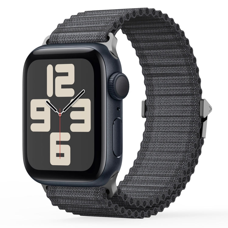 For Apple Watch SE 2023 44mm DUX DUCIS YC Series Ocean Nylon Watch Band(Dark Grey) - Watch Bands by DUX DUCIS | Online Shopping South Africa | PMC Jewellery | Buy Now Pay Later Mobicred