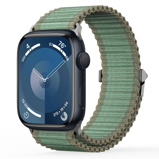 For Apple Watch Series 9 45mm DUX DUCIS YC Series Ocean Nylon Watch Band(Green) - Watch Bands by DUX DUCIS | Online Shopping South Africa | PMC Jewellery | Buy Now Pay Later Mobicred