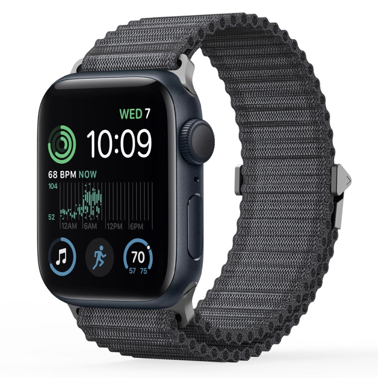 For Apple Watch SE 40mm DUX DUCIS YC Series Ocean Nylon Watch Band(Dark Grey) - Watch Bands by DUX DUCIS | Online Shopping South Africa | PMC Jewellery | Buy Now Pay Later Mobicred