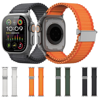 For Apple Watch SE 2022 40mm DUX DUCIS YC Series Ocean Nylon Watch Band(Orange) - Watch Bands by DUX DUCIS | Online Shopping South Africa | PMC Jewellery | Buy Now Pay Later Mobicred