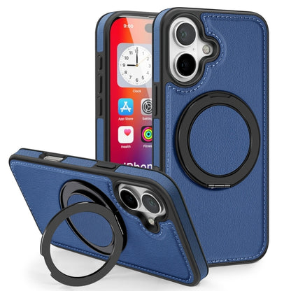 For iPhone 16 Yashi 360 Degree Rotating MagSafe Holder Phone Case(Blue) - iPhone 16 Cases by PMC Jewellery | Online Shopping South Africa | PMC Jewellery | Buy Now Pay Later Mobicred