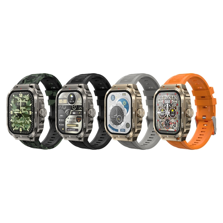 WK WH-03 2.01 inch Smart Watch Supports Bluetooth Calls(Camouflag) - free shipping - PMC TechLife - Order now!