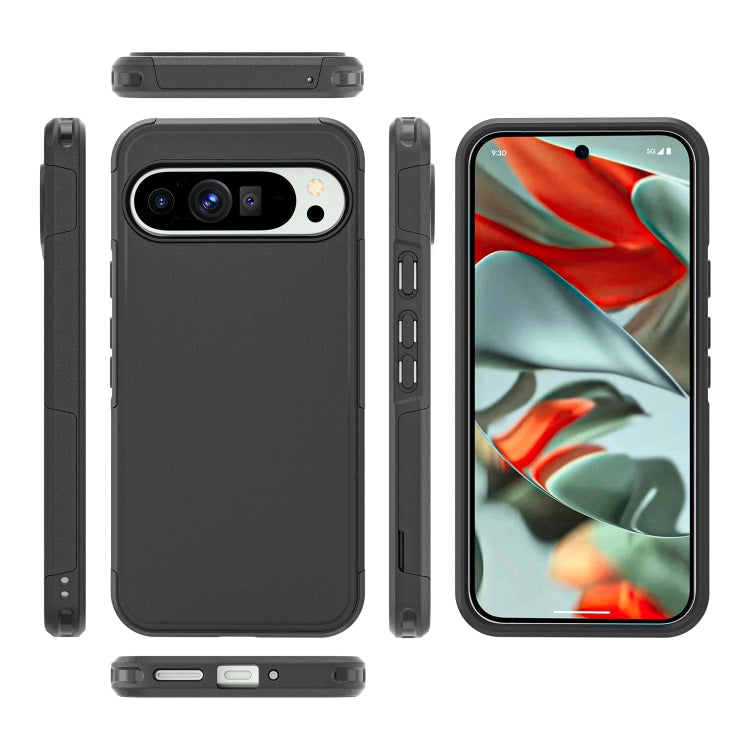 For Google Pixel 9 Pro XL RedPepper Armor PC Hybrid TPU Phone Case(Black) - Google Cases by RedPepper | Online Shopping South Africa | PMC Jewellery | Buy Now Pay Later Mobicred