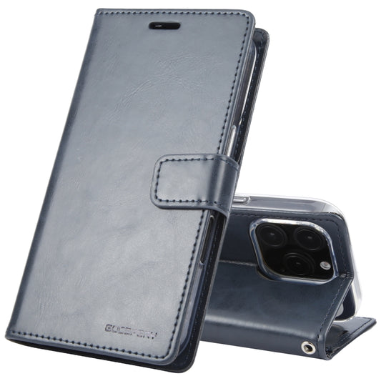 For iPhone 16 Pro GOOSPERY BLUE MOON Crazy Horse Texture Leather Phone Case(Dark Blue) - iPhone 16 Pro Cases by GOOSPERY | Online Shopping South Africa | PMC Jewellery | Buy Now Pay Later Mobicred