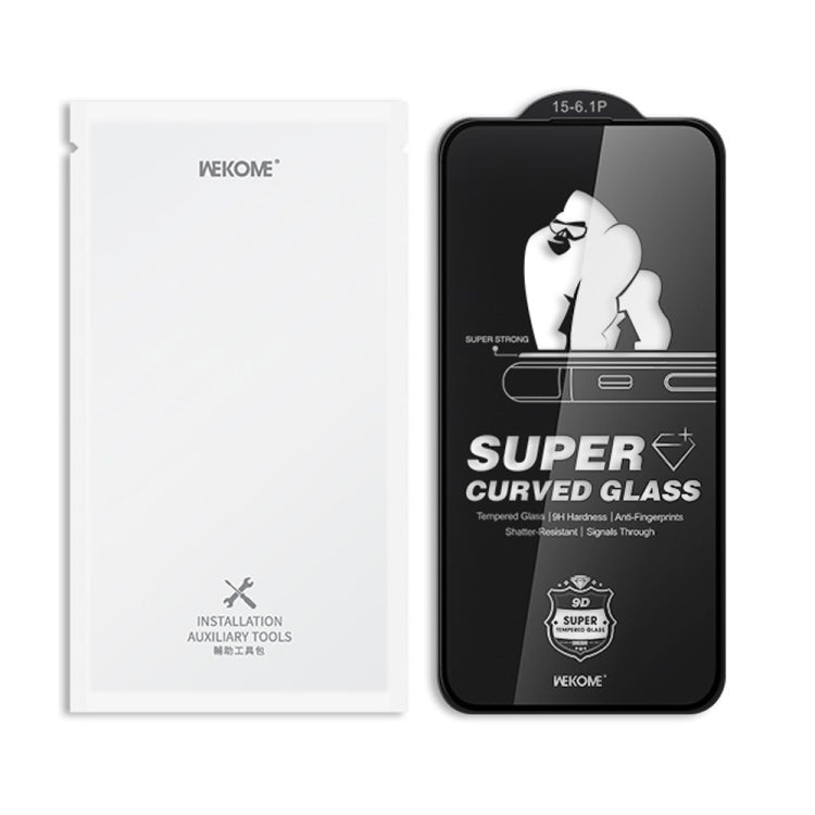 For iPhone 16 Pro WK WTP-094 King Kong 6D Curved Frosted Tempered Glass Film - iPhone 16 Pro Tempered Glass by WK | Online Shopping South Africa | PMC Jewellery | Buy Now Pay Later Mobicred