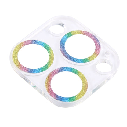 For iPhone 16 Pro / 16 Pro Max Glitter Ring Tempered Glass Camera Lens Film(Colorful) - iPhone 16 Pro Max Tempered Glass by PMC Jewellery | Online Shopping South Africa | PMC Jewellery | Buy Now Pay Later Mobicred