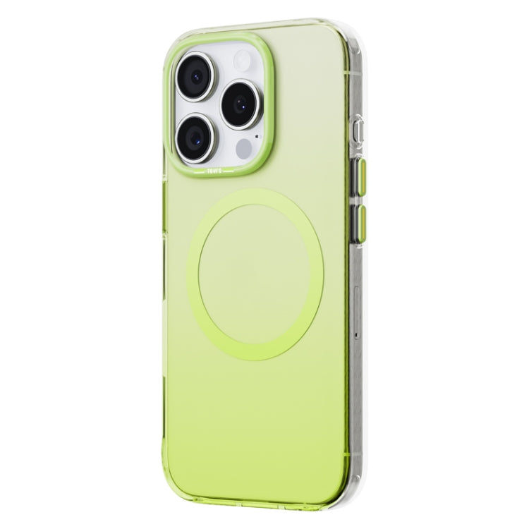 For iPhone 16 Pro TGVIS Grace Series MagSafe Magnetic Phone Case(Green) - iPhone 16 Pro Cases by TGVIS | Online Shopping South Africa | PMC Jewellery | Buy Now Pay Later Mobicred