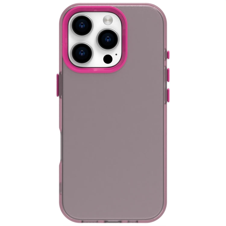 For iPhone 16 Pro Candy PC Hybrid TPU Shockproof Phone Case(Red) - iPhone 16 Pro Cases by PMC Jewellery | Online Shopping South Africa | PMC Jewellery | Buy Now Pay Later Mobicred