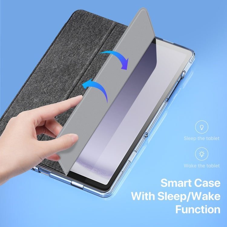 For Samsung Galaxy Tab A9+ DUX DUCIS Unid Series PU+TPU Smart Tablet Case(Black) - Galaxy Tab A9+ by DUX DUCIS | Online Shopping South Africa | PMC Jewellery | Buy Now Pay Later Mobicred