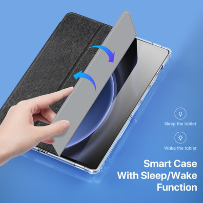 For Samsung Galaxy Tab S10+ DUX DUCIS Unid Series PU+TPU Smart Tablet Case(Black) - Other Galaxy Tab PC by DUX DUCIS | Online Shopping South Africa | PMC Jewellery | Buy Now Pay Later Mobicred