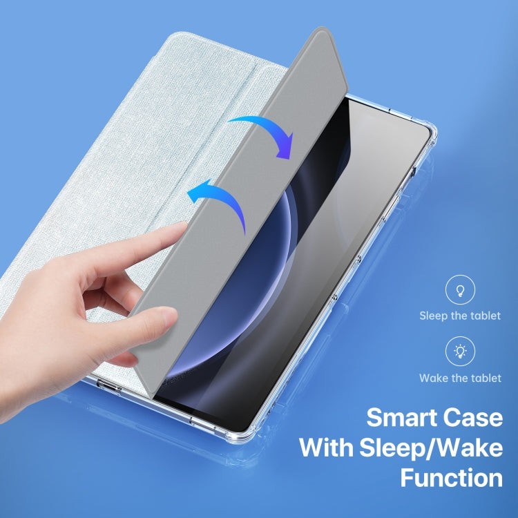 For Samsung Galaxy Tab S10+ DUX DUCIS Unid Series PU+TPU Smart Tablet Case(Blue) - Other Galaxy Tab PC by DUX DUCIS | Online Shopping South Africa | PMC Jewellery | Buy Now Pay Later Mobicred