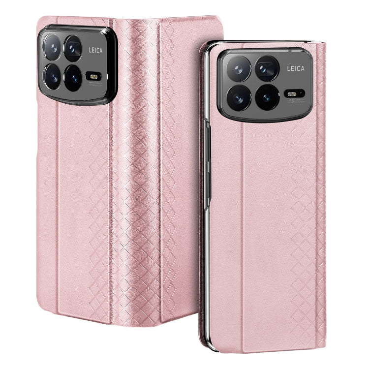 For Xiaomi Mix Fold 4 DUX DUCIS Bril Series PU + TPU Phone Case(Pink) - Xiaomi Cases by DUX DUCIS | Online Shopping South Africa | PMC Jewellery | Buy Now Pay Later Mobicred